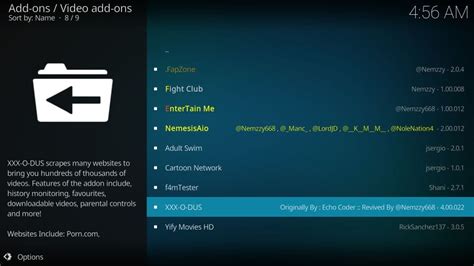 best porn addon for kodi